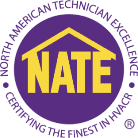 NATE logo.